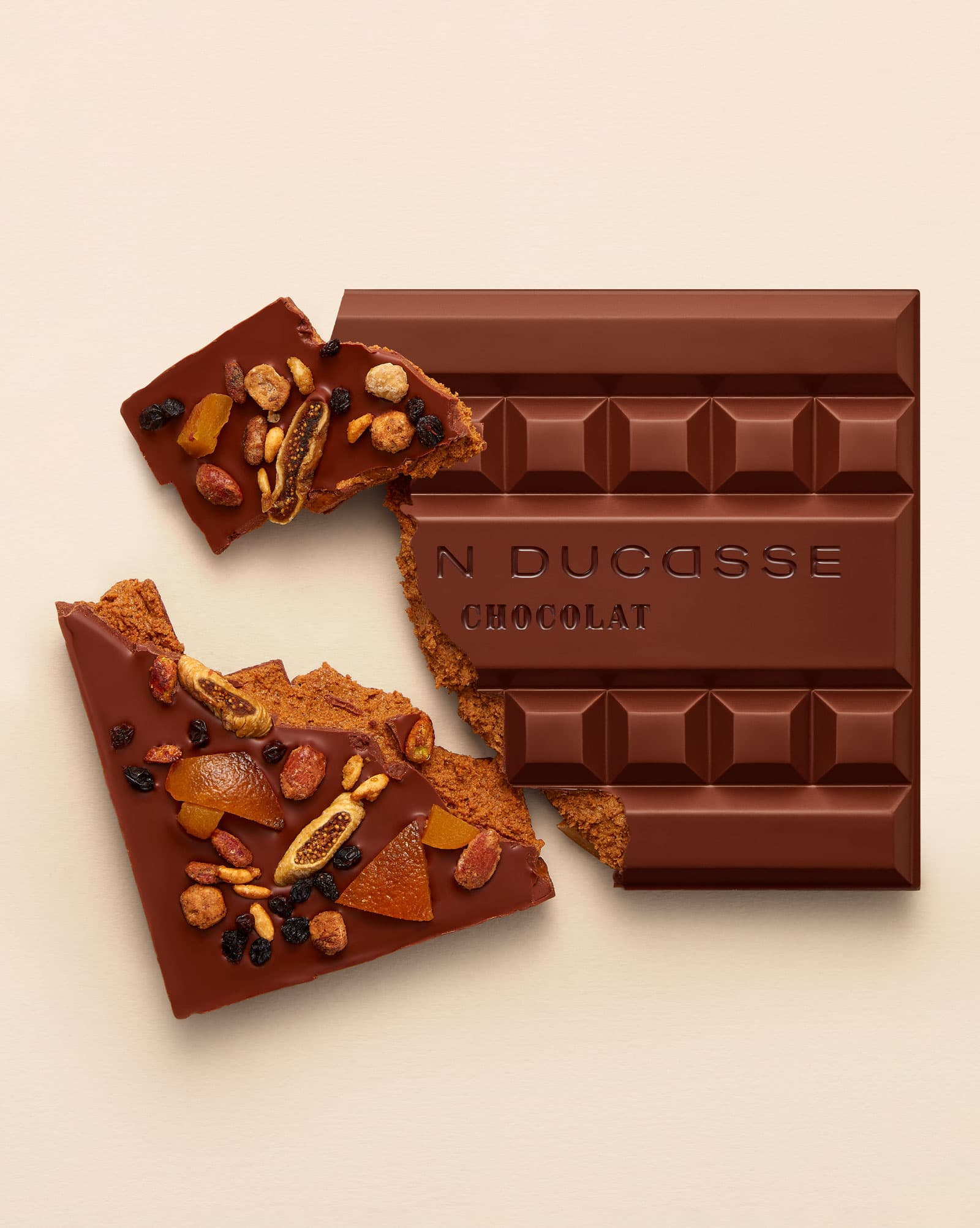 Bloc de chocolat de Noël